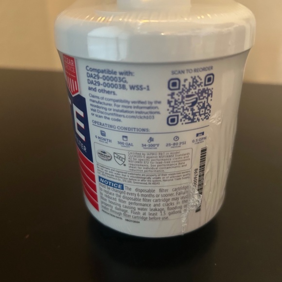 Clear Choice Replacement Refrigerator Filters DA29-00003G. (Set of 3) NWT - Picture 3 of 5